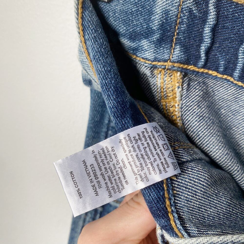 PacSun Super High Rise Seamed Denim Joggers - Picture 6 of 9